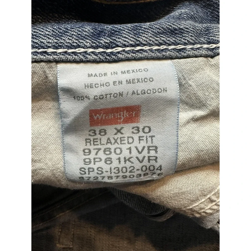 Wrangler Jeans Mens 36x30 (36x28) Blue Relaxed Fit Hero Authentic Denim Classic‎
